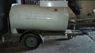 Knott K27 2700kg LAP trailer with bunded bowser 1000ltr bunded bowser Serial 74SY 2016