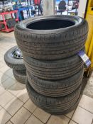 8x assorted tyres