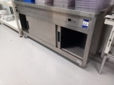 Lincat A003 Stainless Steel Sliding Door Hot Cupboard s/n 30263387