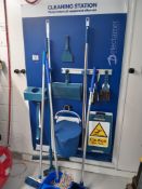 Etectamet Wall Mounted Cleaning Station  and Tool Peg Board