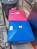 2x Plastic Dry Goods Bins