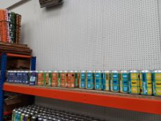 Shelf of Hopfrog Hornsea IPA, Pale Ale, Pilsner, Hazy IPA & Stout