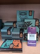 Various Hornsea Pottery (Teal) including Storage Pots, Cruets, Moneyboxes, Espresso Set, Mugs etc