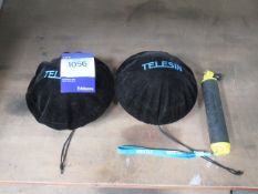 2x Telesin Dome Port for GoPro