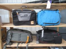 4x Various Photography Carry Cases/Pull Along Case
