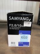 Samyang 1:2.8 10mm ED AS NCS CS Ultra Wide Angle Lens