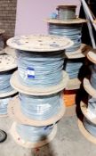 6 x Batt cables various sized category 5, YY PVC data cable reels & 1 x Lapp Olflex classic 110