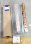 3 x 6 way earth bar single link