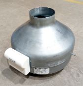 3 x Xpelair various model sizes in line duct fan complete with mounting feet