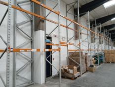 9 x Bays of Pallet Racking, comprising 10 x Apex UK 12 Uprights (Approx. 4500 x 1100), and 33 x