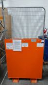 Invicta IAP-7 Security Forklift Cage (Rated Capacity 250kg, Serial Number 168469, No of Persons 2)