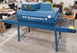 M&R Economax D throughfeed curing oven Serial number PL011501002E (2015)