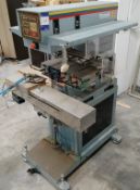 Adelco WN128E 4 colour pad printer, Serial Number H407 200885 (2004)
