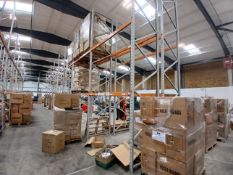 8 x Bays of Pallet Racking, comprising 9 x Apex UK 12 Uprights (Approx. 4500 x 1100), and 32 x