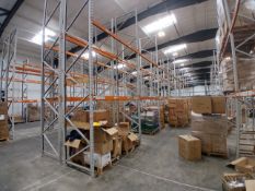 8 x Bays of Pallet Racking, comprising 9 x Apex UK 12 Uprights (Approx. 4500 x 1100), and 32 x