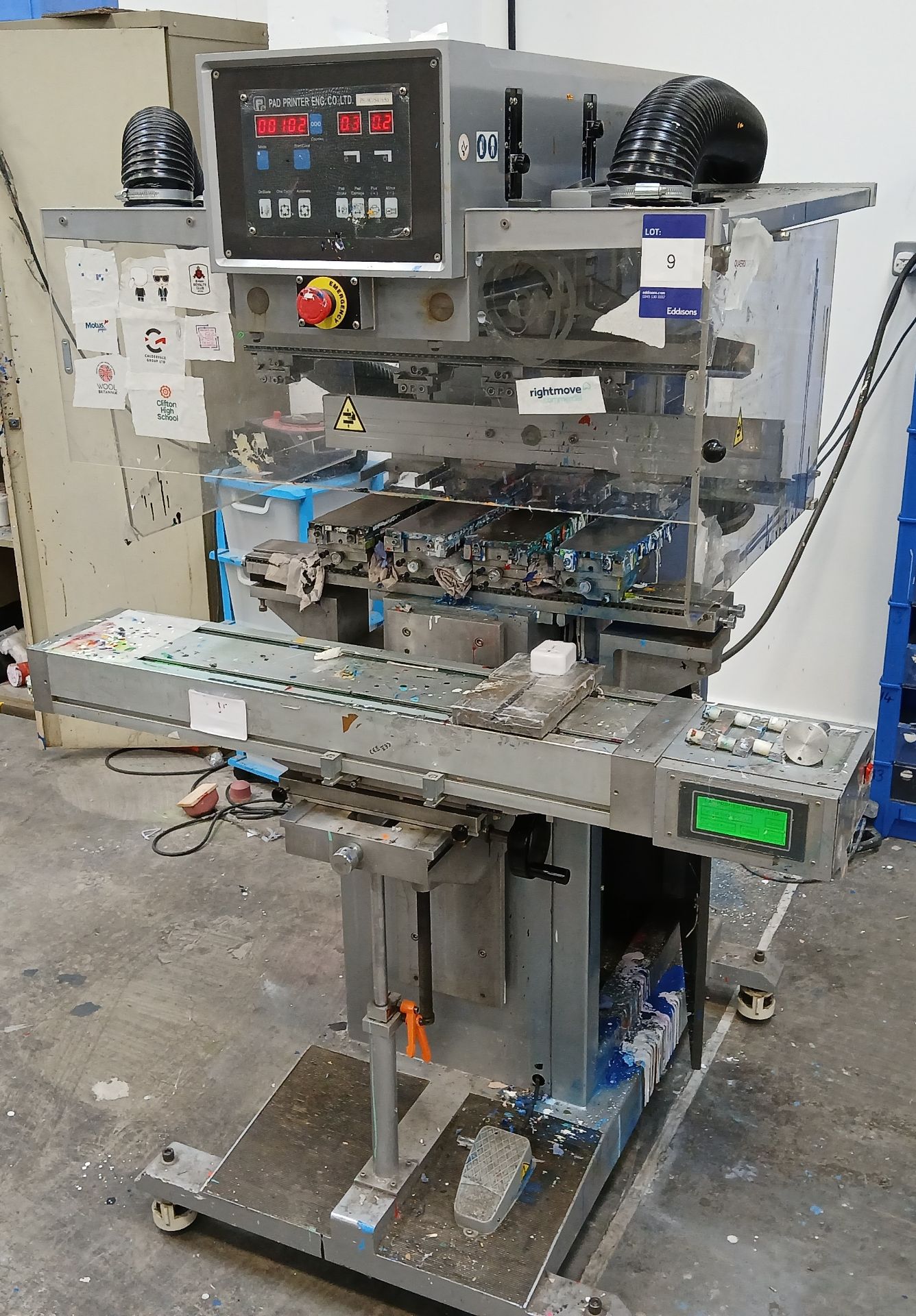 Pad Printer PE-9C/54/650 pad printing machine Serial number 06-08 (2007)