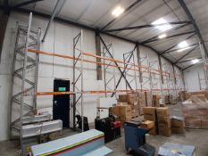 10 x Bays of Pallet Racking, comprising 11 x Apex UK 12 Uprights (Approx. 4500 x 1100), and 39 x