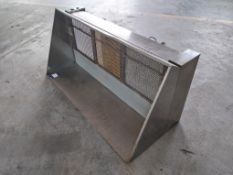 Lincat L4-A002 stainless steel extractor hood