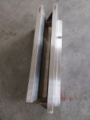 Adexa 3 x stainless steel shelves 1200mm(W) x 300mm(D), 1000mm(W) x 400mm(D), 400mm(W) x 200mm(D)