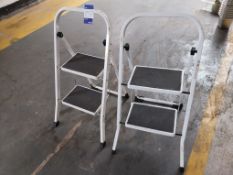 2 x 2 step collapsible stepladders