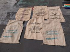 6 x Coffee sacks