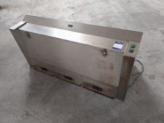 Lincat L4-A002 stainless steel extractor hood
