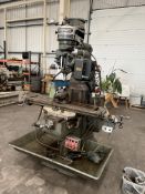 Adcock-Shipley Bridgeport turret mill S/N JB18362 (3ph) complete with spares/accessories and a Heide