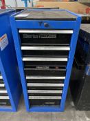 Clarke HD plus eight drawer storage cabinet & contents