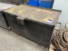 Heavy duty steel site box (700 x 1300 x 760mm)
