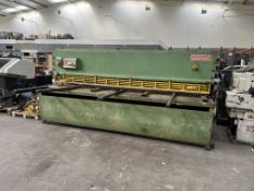 Simat Hydraulic Guillotine S/N 02897- capacity 3100 x 10mm approx. weight 6500kg. Please note this l