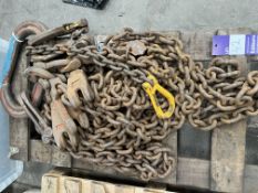 Set of 4 leg heavy duty lifting chains c/w shorteners