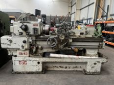 Dean Smith Grace type 13-1 metalworking lathe (3ph) with Newall DPG2000 control screen. Please note