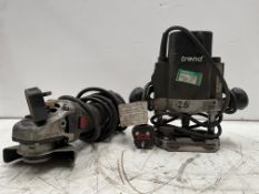 Metabo angle grinder & Trend Router- 240V
