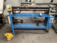 Pedal operated metal 4' bending rolls (3ph)