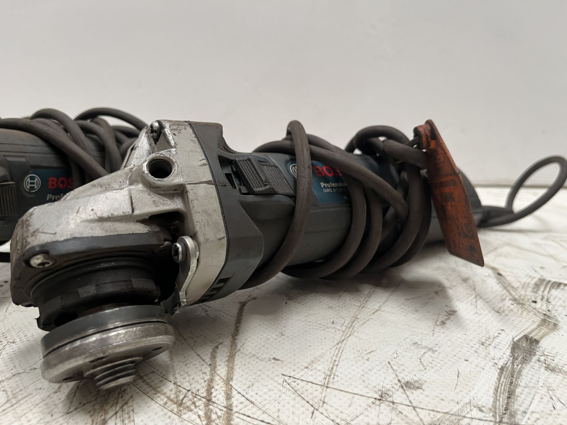 4x 110V powered angle grinders - Image 4 of 5