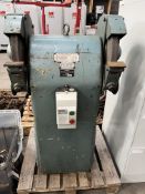 Twin head floor standing grinder- max wheel size 12