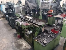 Jones & Shipman 1400LAR surface grinder with Eclipse Neohold magnetic base, DeWalt dust extractor