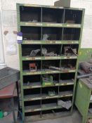 Engineers shelving to include a quantity of tooling and parts