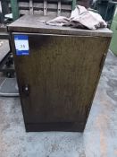 Engineer steel cabinet & contents
