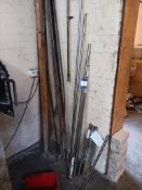 Quantity of metal stock to corner