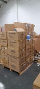 Pallet with Quantity of Evoshave Series 3 Starter Pack (Unpackaged) - Aqua Blue and Cardboard
