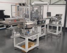 RNA automation custom built shaving cartridge assembly machine, specifically built to assemble