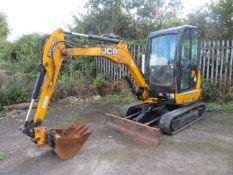 2013 JCB 8026 CTS Mini Digger with 580mm wide bucket 2822.8 hrs