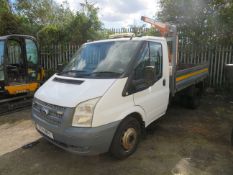 2014 Ford Transit 100 T350 RWD Euro 5 Tipper. YT14 WFY .