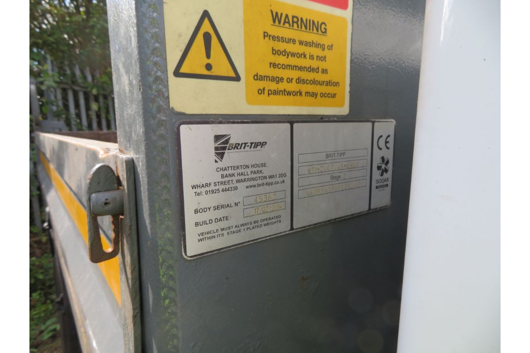 2014 Ford Transit 100 T350 RWD Euro 5 Tipper. YT14 WFY . - Image 7 of 16