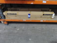 32 x (16 x boxes of 2 x ) D-Line silver/grey 1500 x 50 x 25mm desk trunking