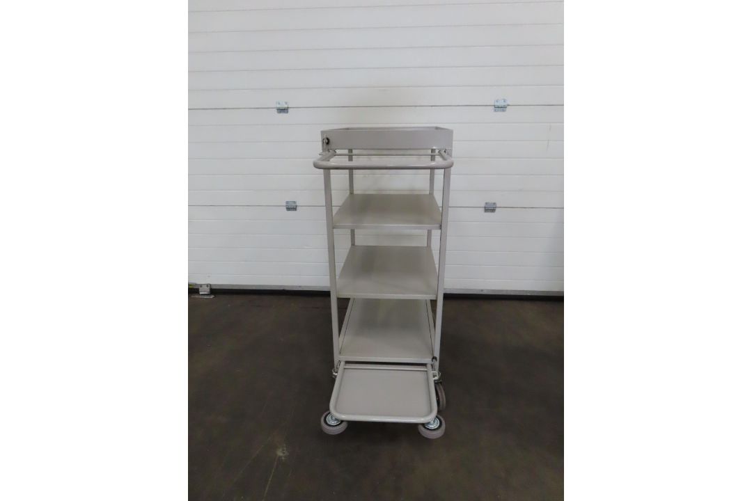 SLINGSBY four tier metal maid service trolley (65 x 45cm) - Image 3 of 4