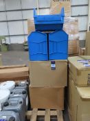 10 x plastic LINBIN part bins (41 x 45 x 29cm)