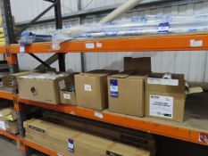 Cleaning/hygiene equipment including 10 x antibacterial door push plates; 12 x NILAQUA sanitizer dis