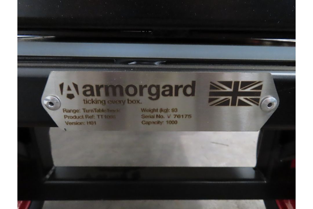 ARMORGARD TURNTABLE TROLLEY - 1000kg capacity (135 x 68cm) - Image 2 of 4